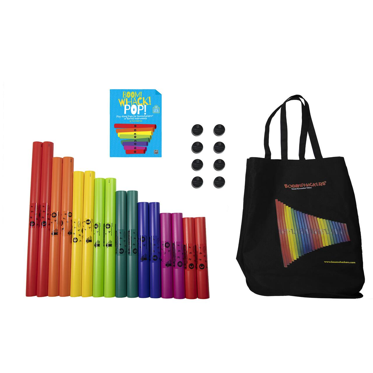 Rhythm Band Instruments Boomwhacker Percussion Tubes Kit